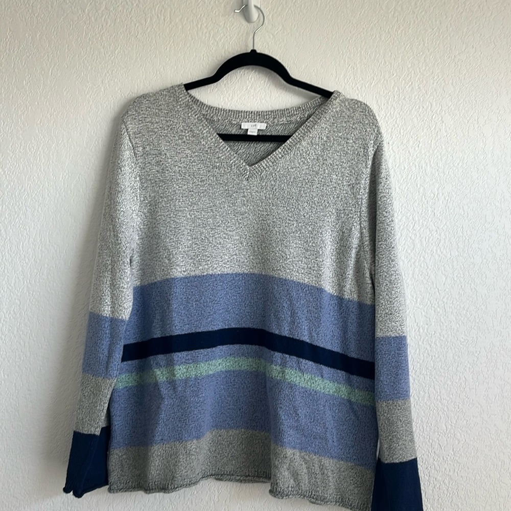 J Jill Colorblock Sweater